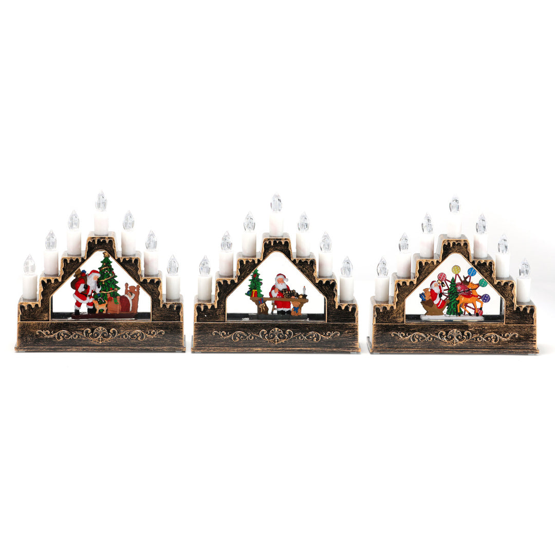 LED Illuminated Christmas Scene Decoration Kalsten