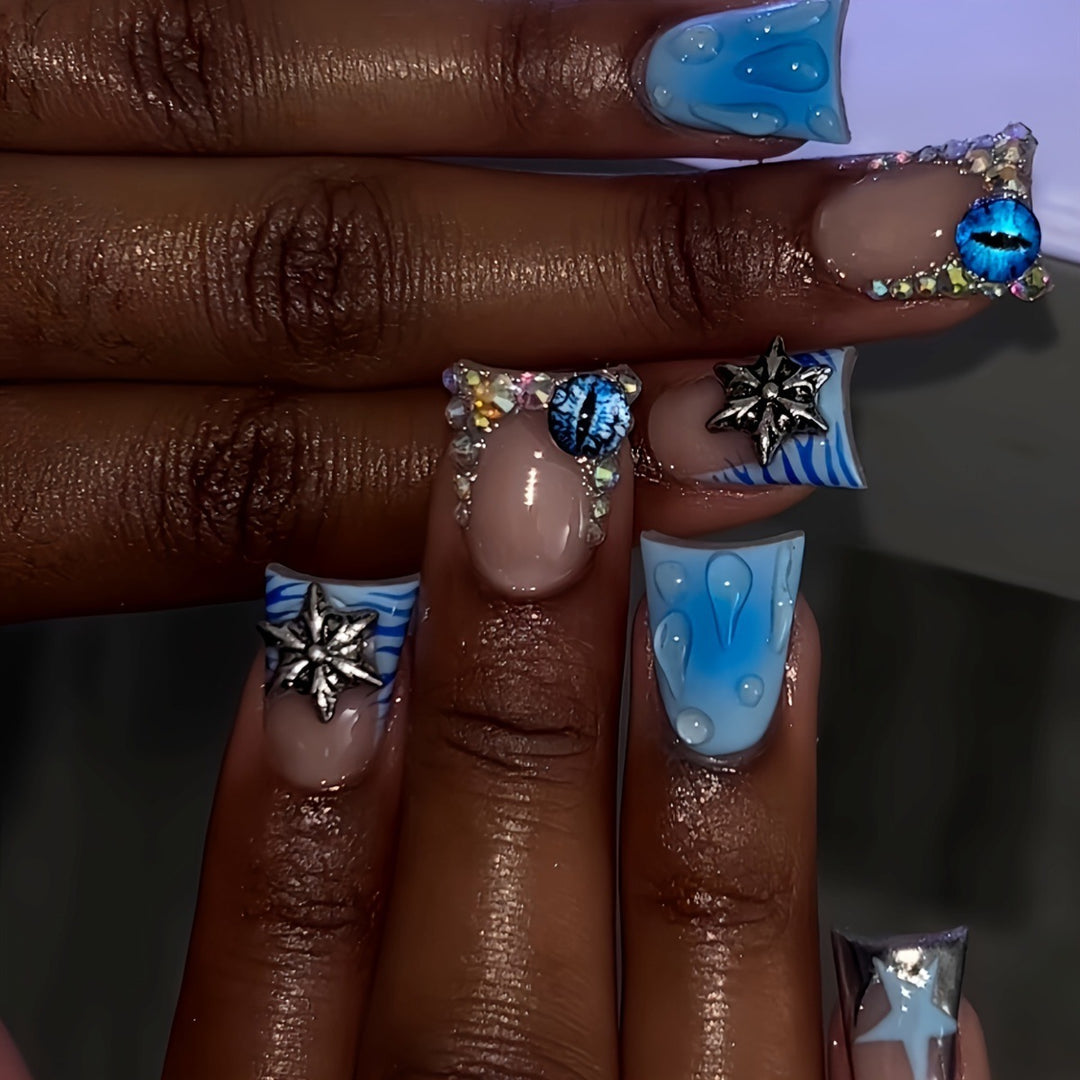3D Artistic Gel Nail Design Kalsten