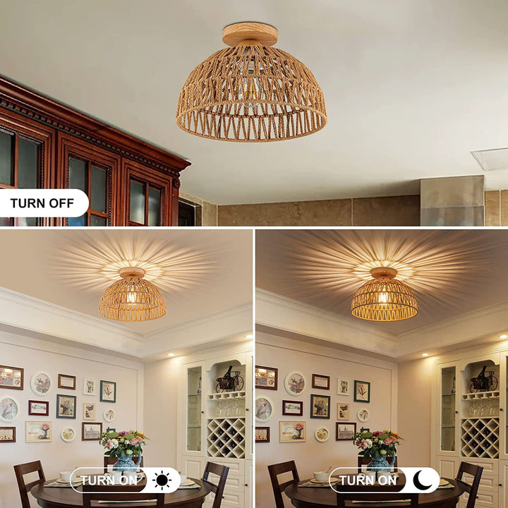 Bohemian Woven Ceiling Light