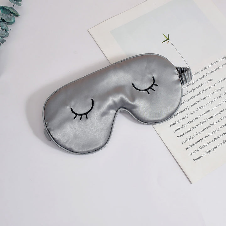 Unisex nan silky-soft eye mask with ergonomic contour and adjustable elastic band Kalsten