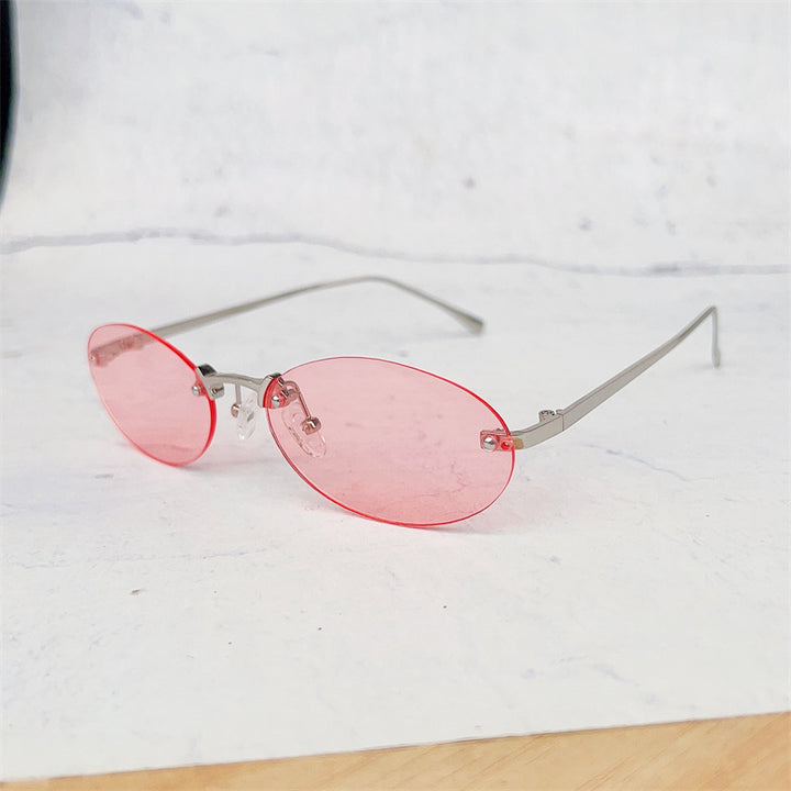 Minimalist Oval Frame Glasses Kalsten
