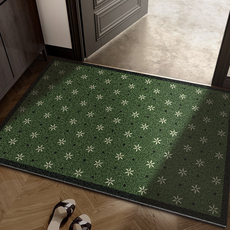 Floral Patterned Entryway Mat