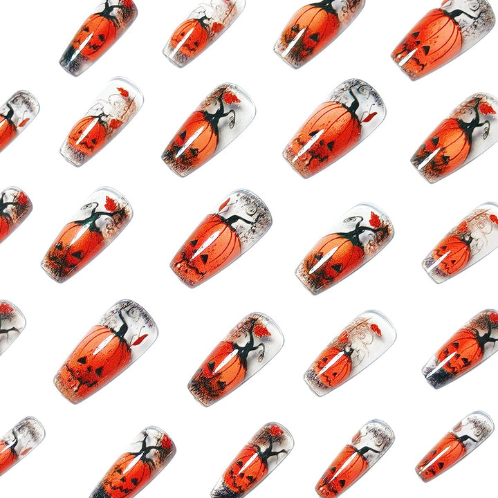 Artifical nails with Creative Halloween design Kalsten