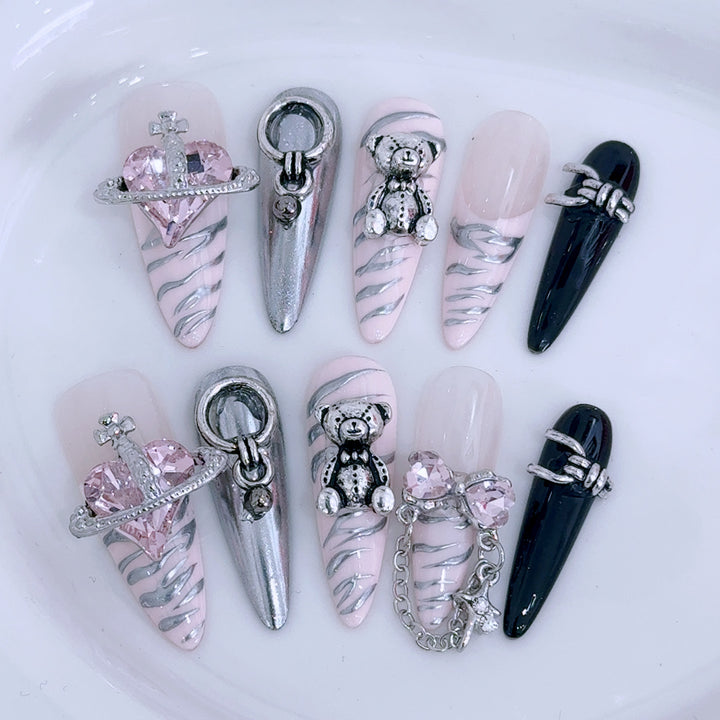 Glamorous Decorative Nail Tips
