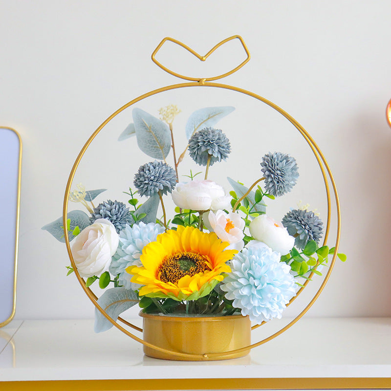 Elegant Faux Floral Centerpiece