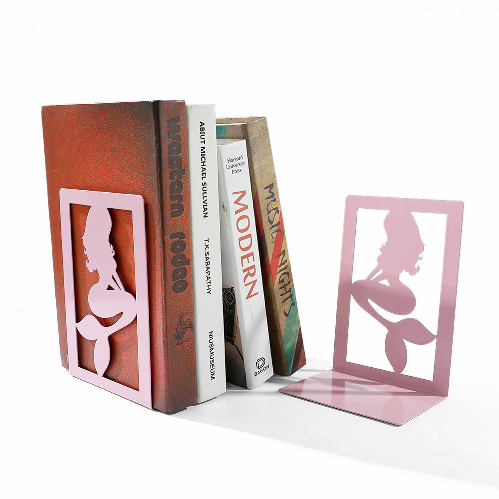 Artistic Mermaid-Inspired Bookends