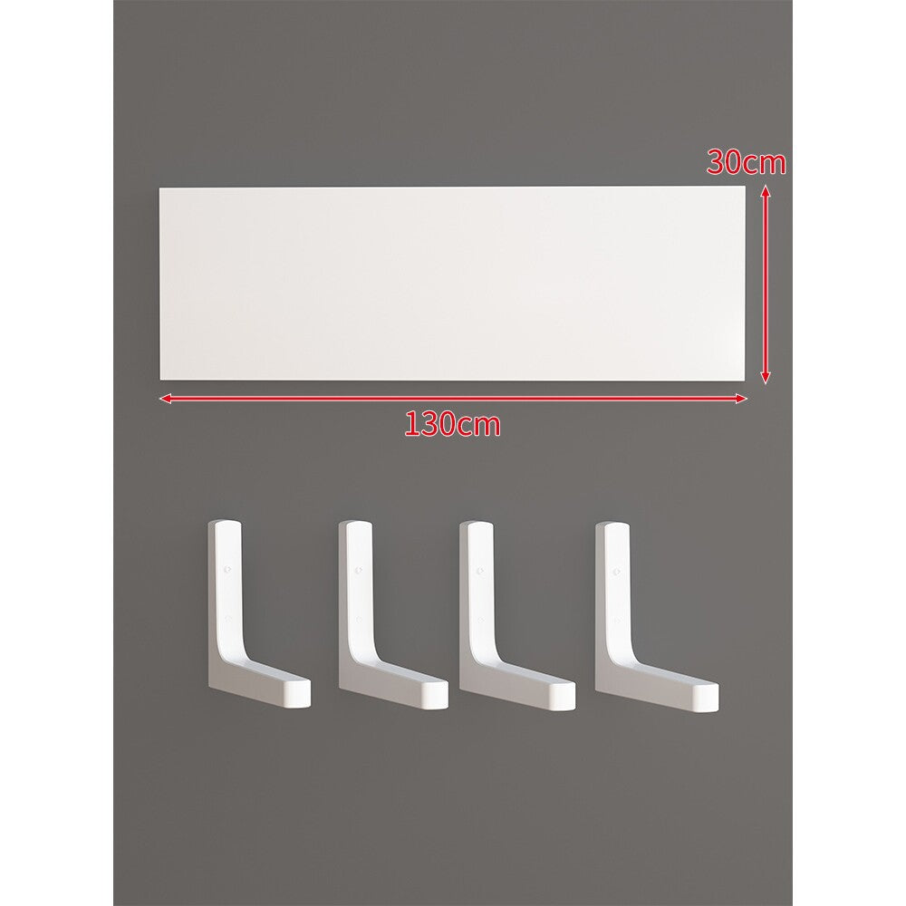 Long Narrow Floating Wall Shelf Kit with Concealed Heavy-Duty Brackets