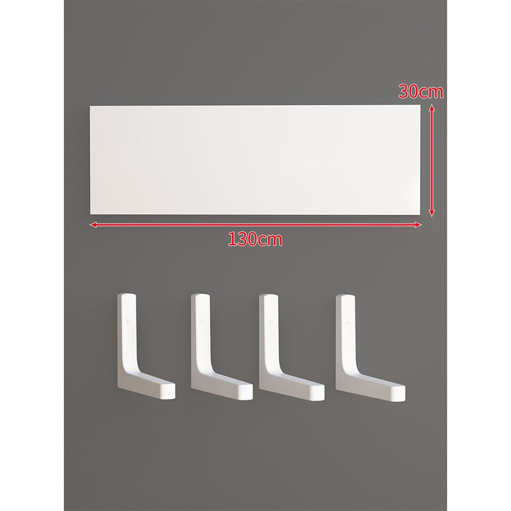 Long Narrow Floating Wall Shelf Kit with Concealed Heavy-Duty Brackets