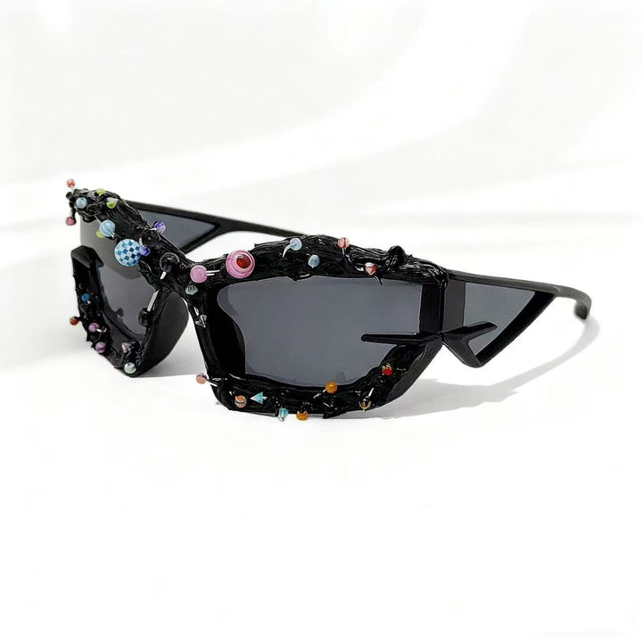 Ladies sunglasses with creative decor and distinctive frame Kalsten