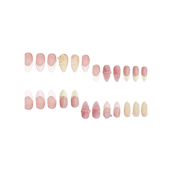 Floral Vintage Press-On Nail Art Kalsten