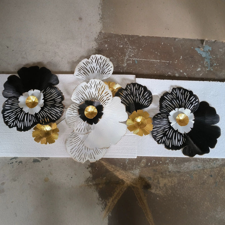 Artistic Floral Metal Wall Sculpture Kalsten 1789208526