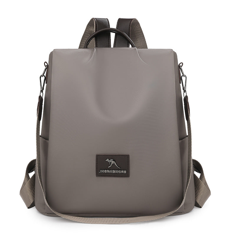 Multi-Functional Leather Backpack