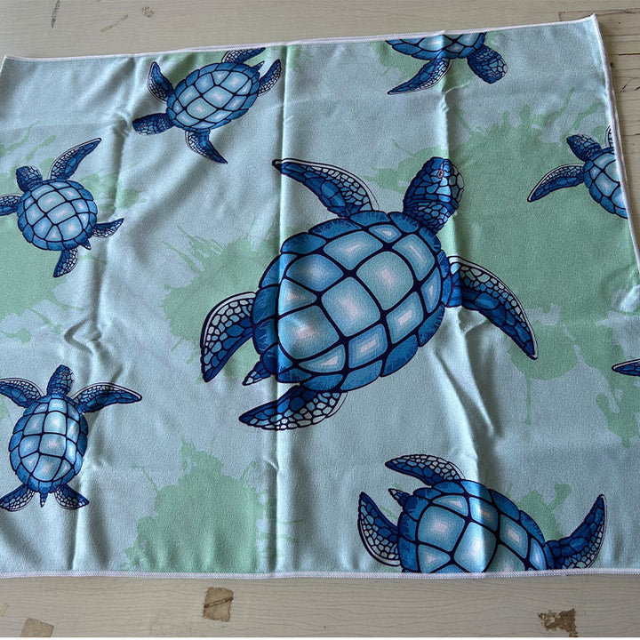 Beach towel with maritime star pattern Kalsten