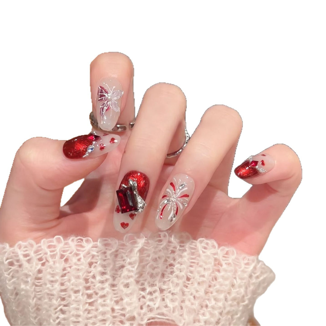 Decorative Themed Press-On Nail Set Kalsten