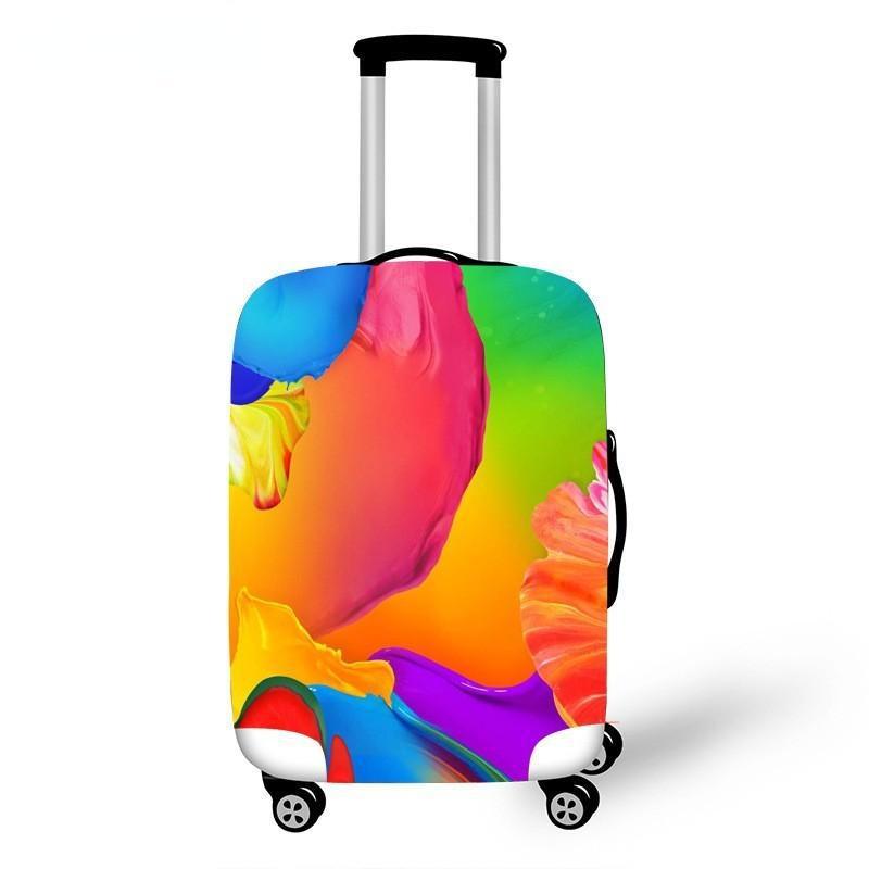 Women's hard shell suitcase with diverse floral design Kalsten