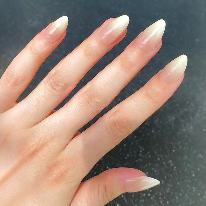 Acrylic nails with elegant ombre design Kalsten