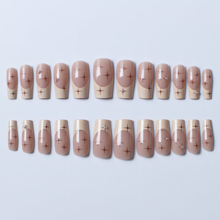 Elegant Long Acrylic Nail Art