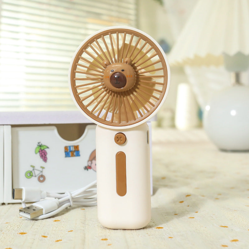 Women Portable Mini Fan with Cute Animal Design Kalsten