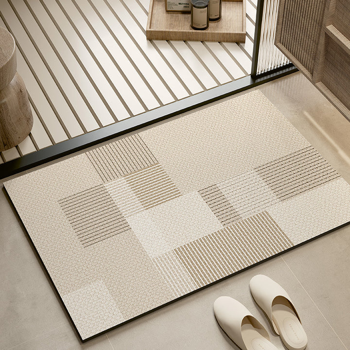 Textured Entrance Area Rug for Home Entryway