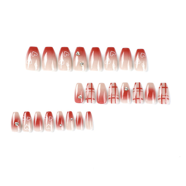 Elegant Nail Art with Glitter Accents Kalsten