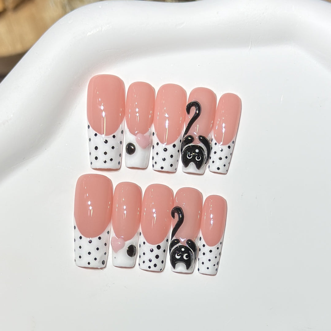 Cat-Themed Nail Art Set Kalsten