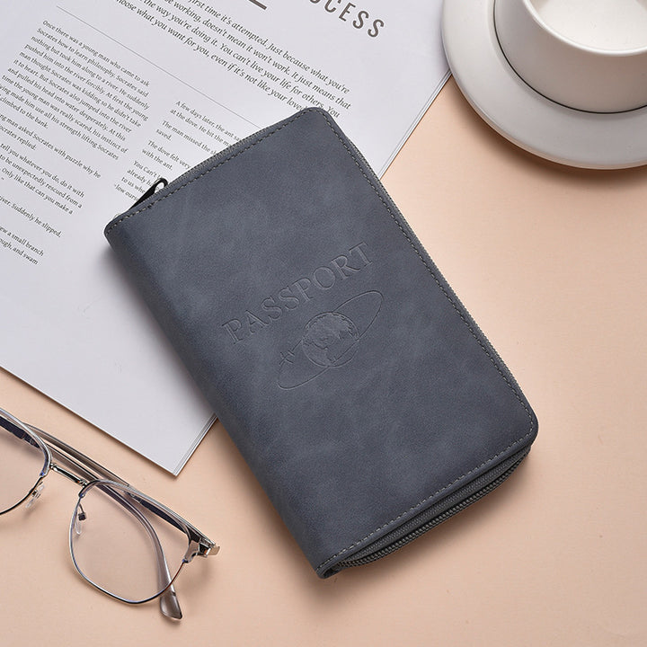Stylish Zippered Passport Holder Kalsten