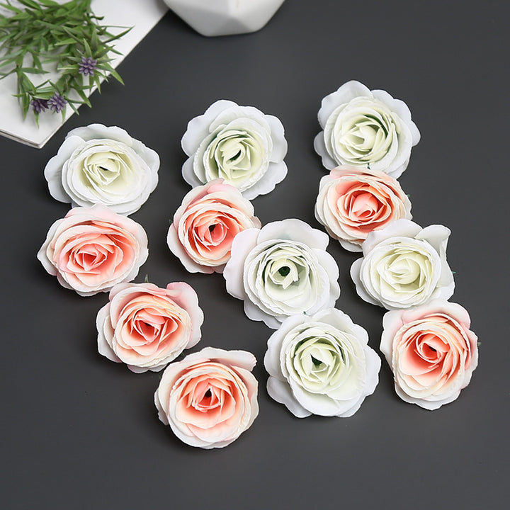 Realistic Artificial Rose Brooch