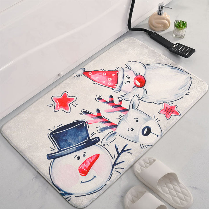 Fun Holiday Themed Bath Rug Kalsten