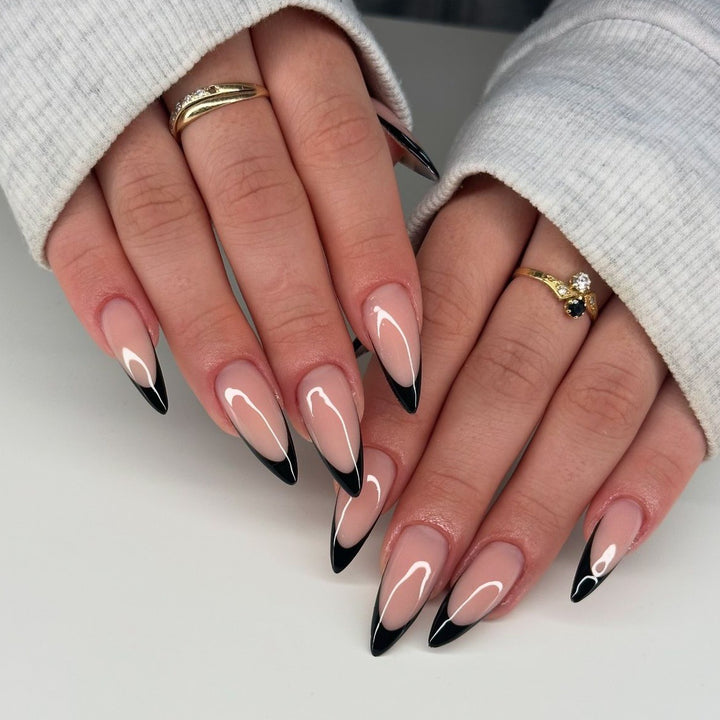 Artificial nail tips with stylish motif Kalsten