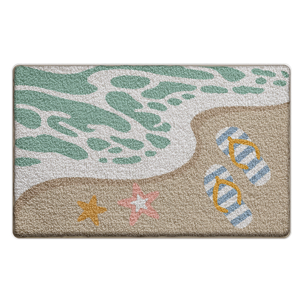 Beach-Themed Bath Mat Kalsten