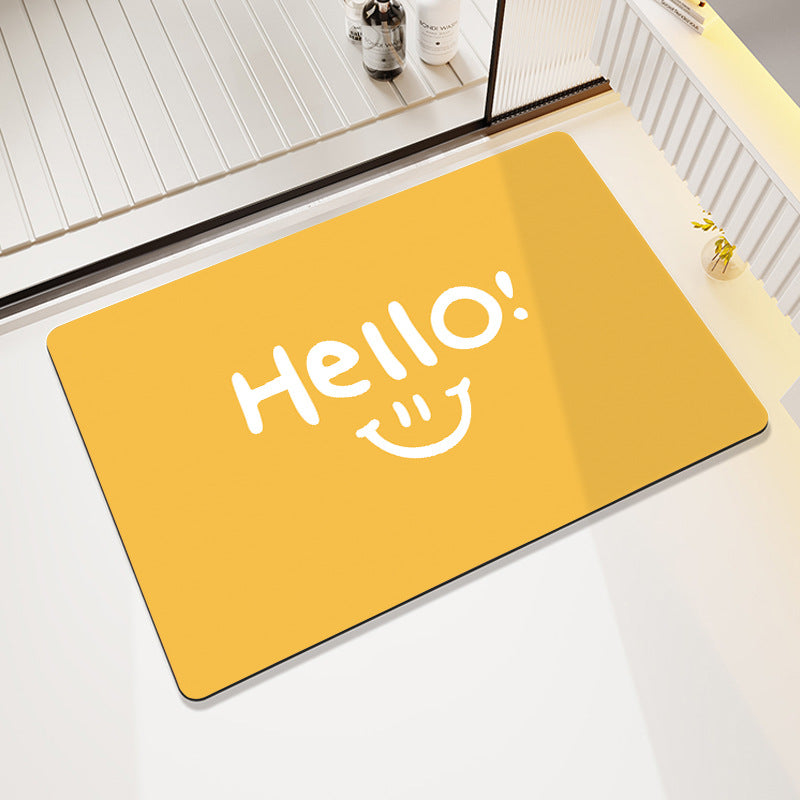 Cartoon Cat-Themed Bath Rug Kalsten