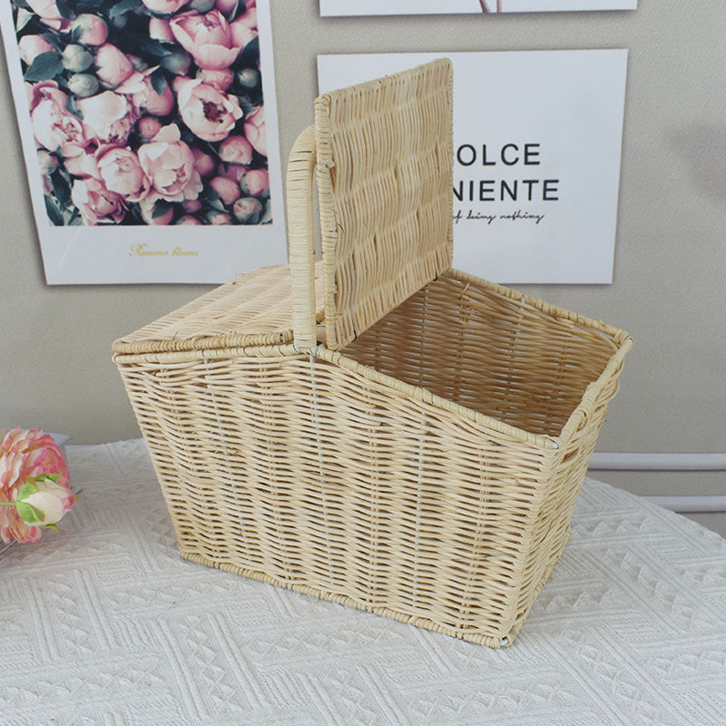 Handwoven Picnic Storage Basket Kalsten