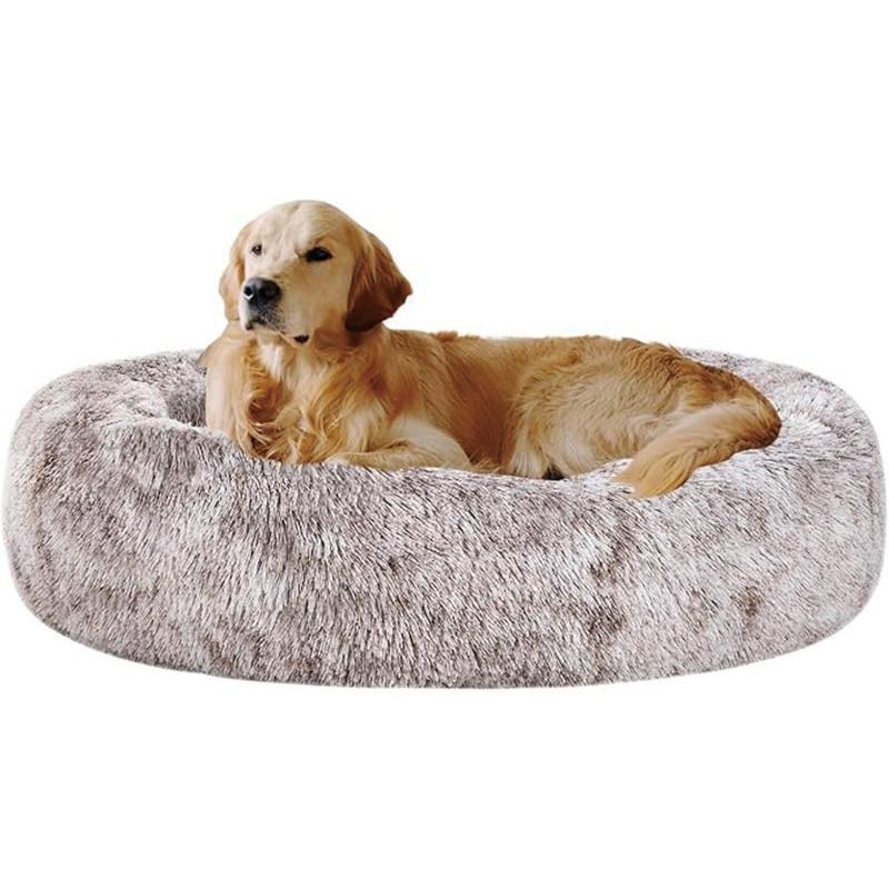 Plush Round Orthopedic Dog Bed