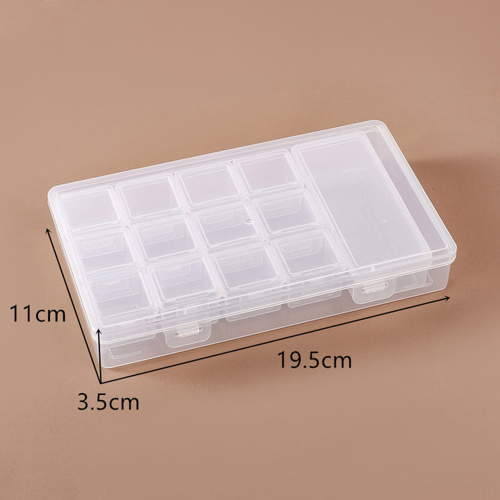 Transparent Multi-Compartment Craft Storage Box Kalsten