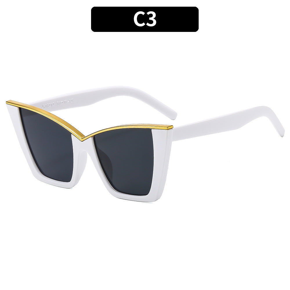 Architectural Cat-Eye Sunglasses