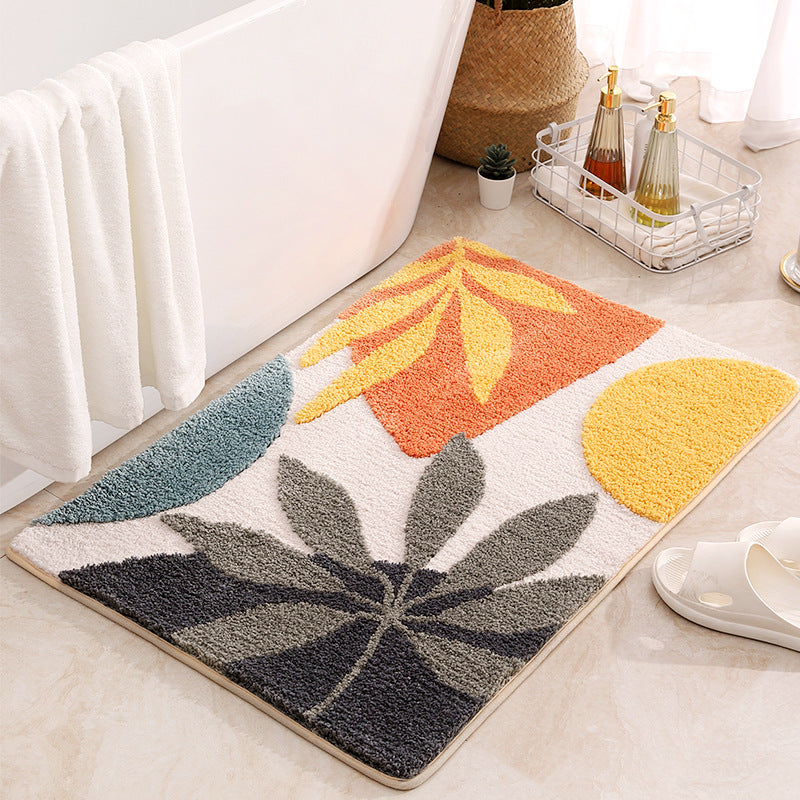 Soft Plush Botanical Bath Mat Kalsten