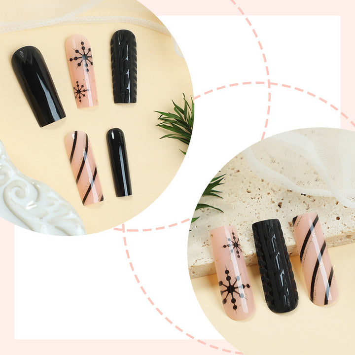 Elegant Artificial Nail Design Set Kalsten