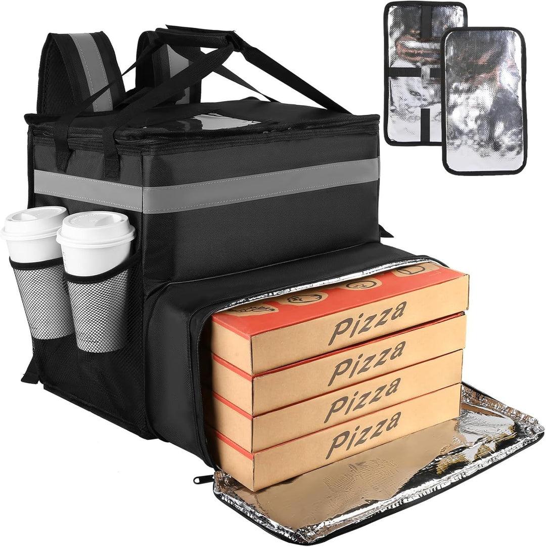 Women's Insulated Pizza Delivery Bag with Multiple Compartments and Carrying Options Kalsten
