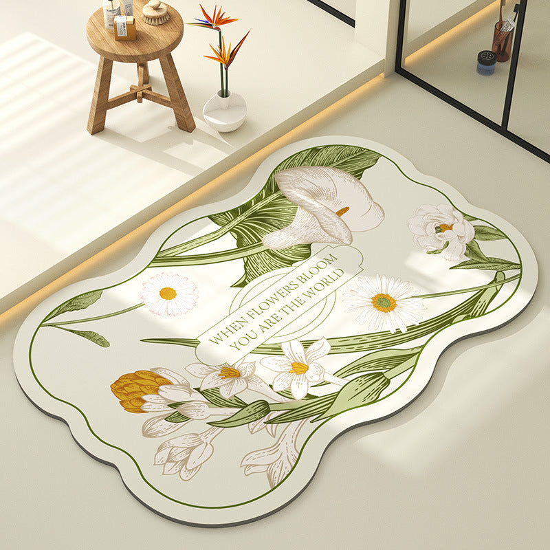 Decorative Flowers Rug