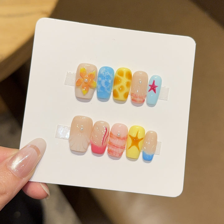 Creative Art Nails with Colorful Designs Kalsten