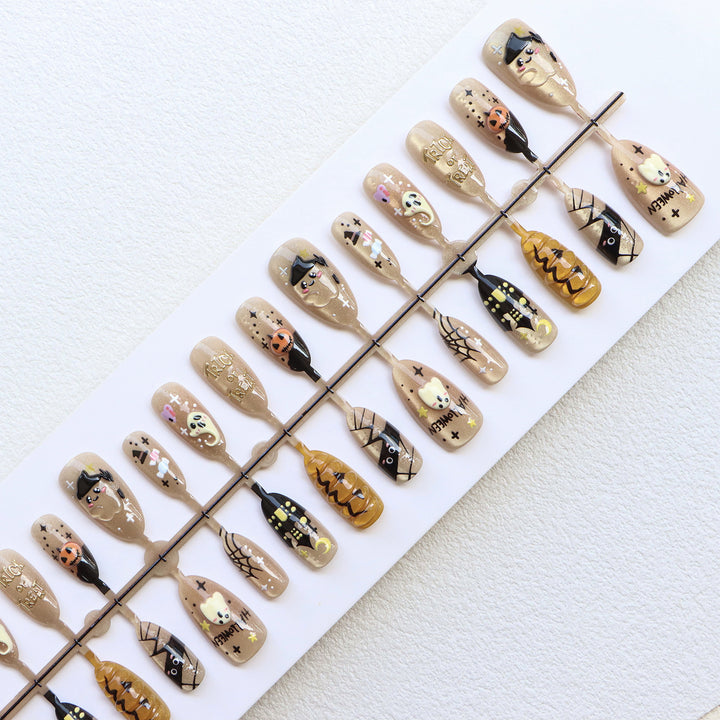 Halloween-Themed Press-On Nail Set Kalsten