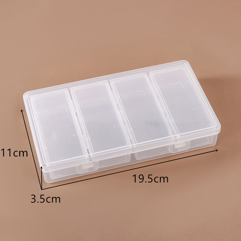 Transparent Multi-Compartment Craft Storage Box Kalsten