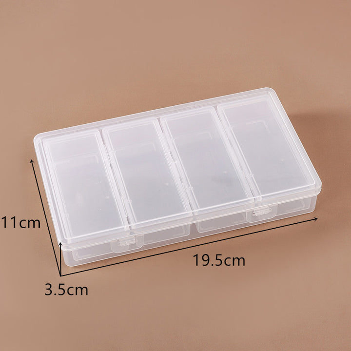 Transparent Multi-Compartment Craft Storage Box Kalsten