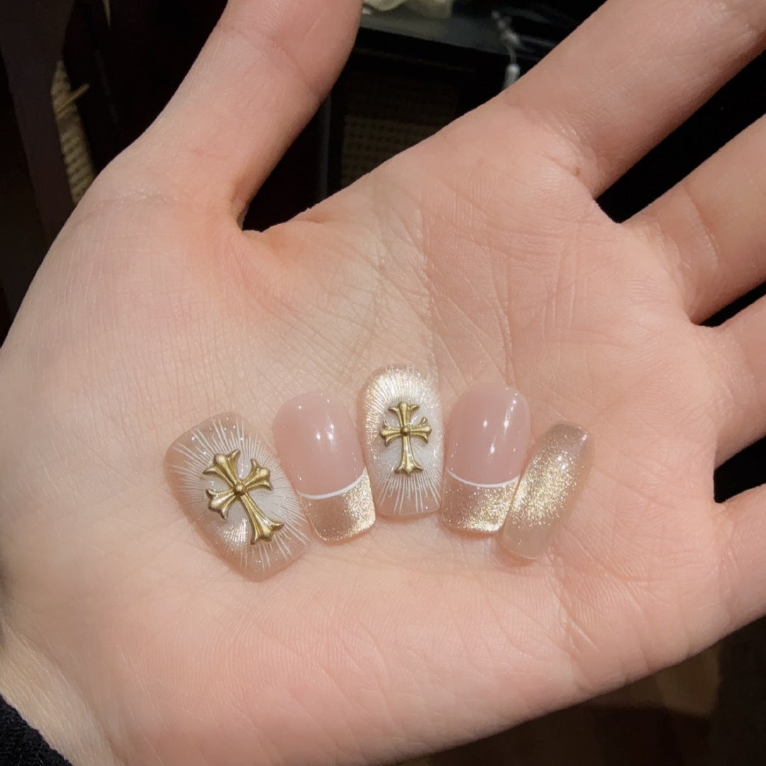 Decorative Press-On Nail Set Kalsten