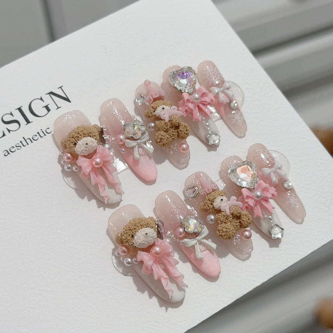 Themed 3D Bear Nail Art Set