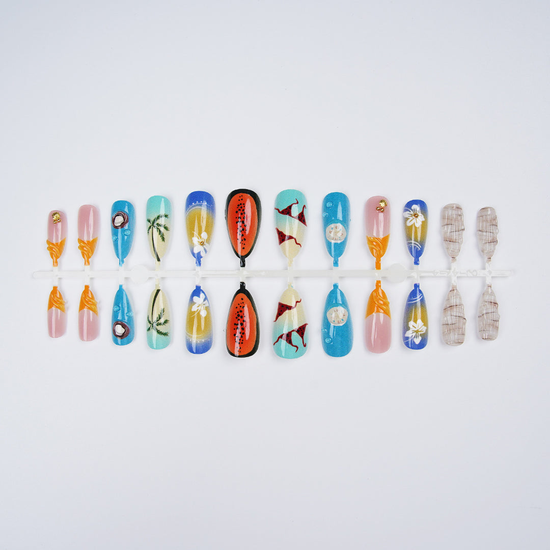 Nail art set with maritime motif Kalsten