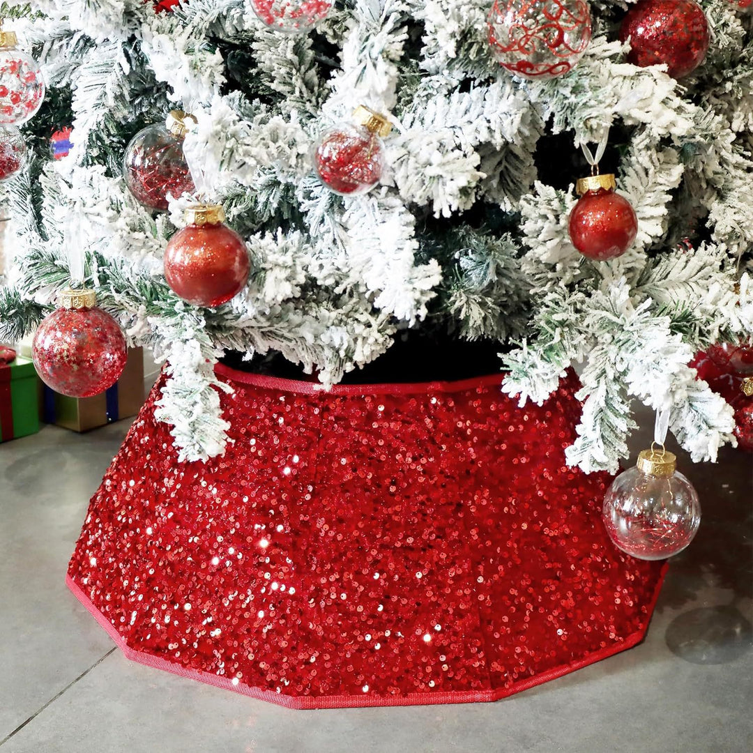 Decorative Sequin Tree Skirt