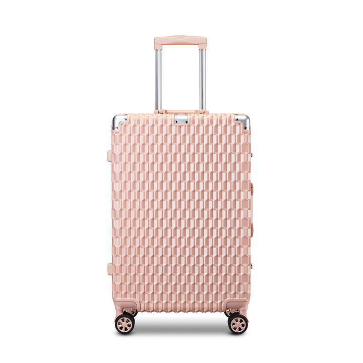 Unisex Honeycomb Textured Hard Shell Travel Suitcase Kalsten
