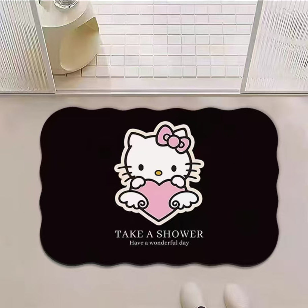 Cartoon Character Plush Bath Mat