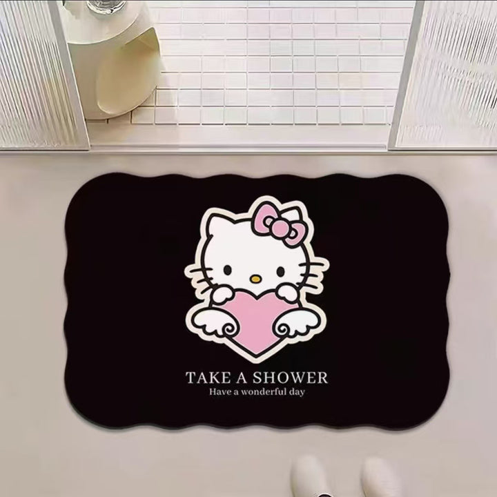 Cartoon Character Plush Bath Mat